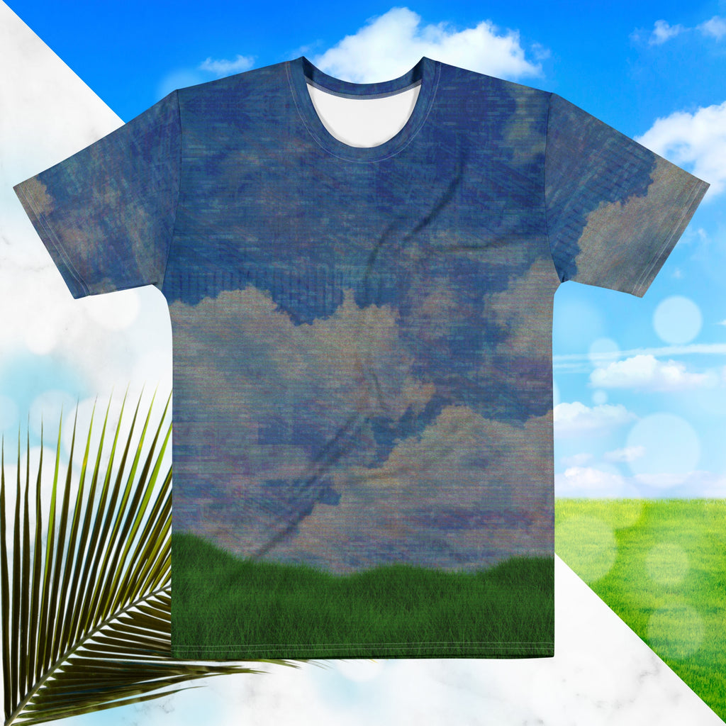 Afternoon Grass Touch Graphic Tee | Frutiger Aero Grass Tee