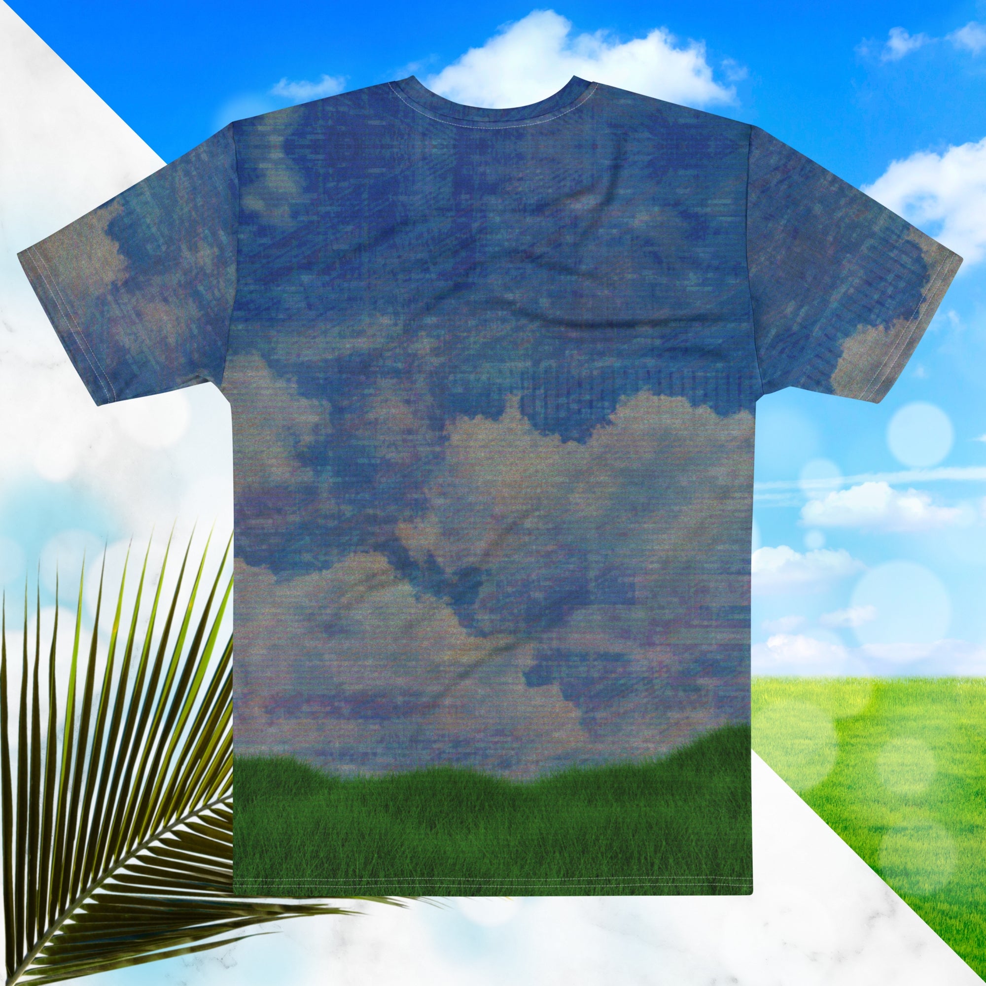 Afternoon Grass Touch Graphic Tee | Frutiger Aero Grass Tee