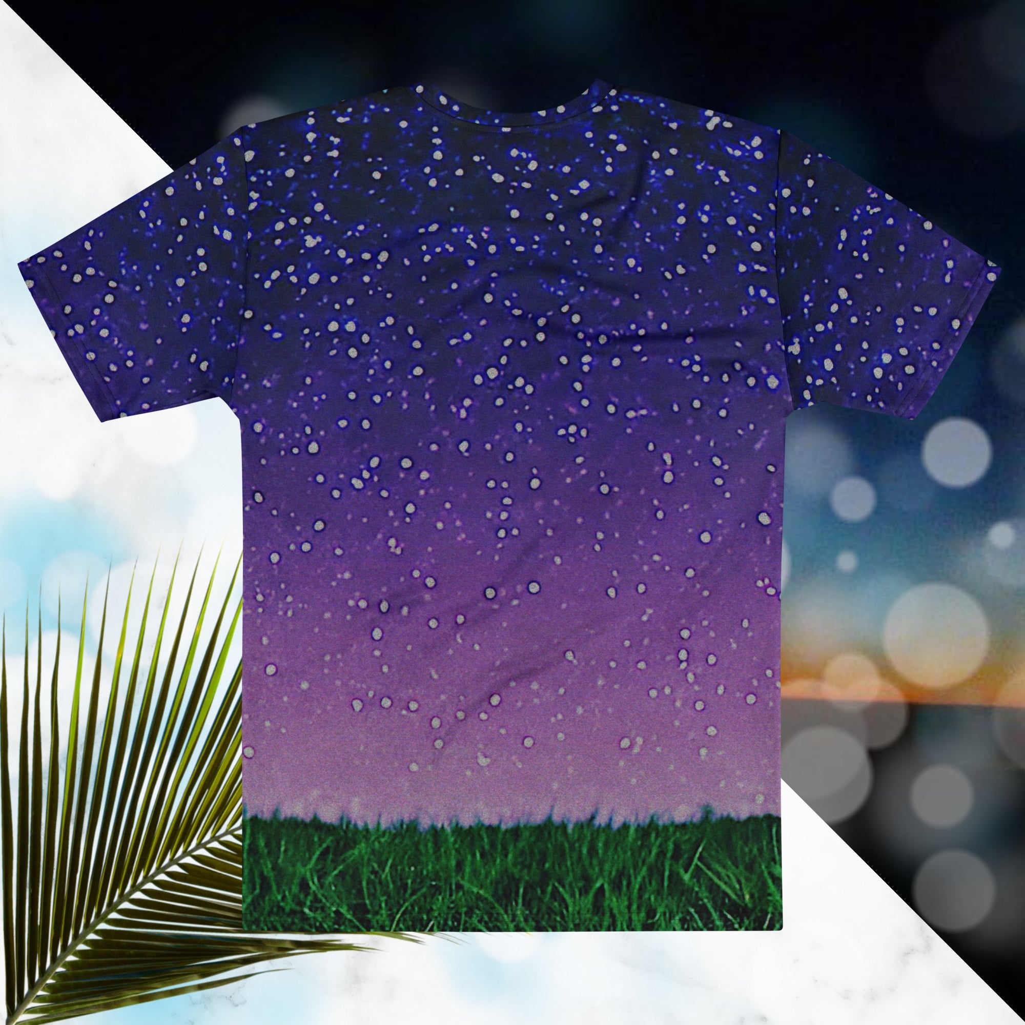 Touch Grass At Night Graphic Tee | Late Night Screensaver Tee