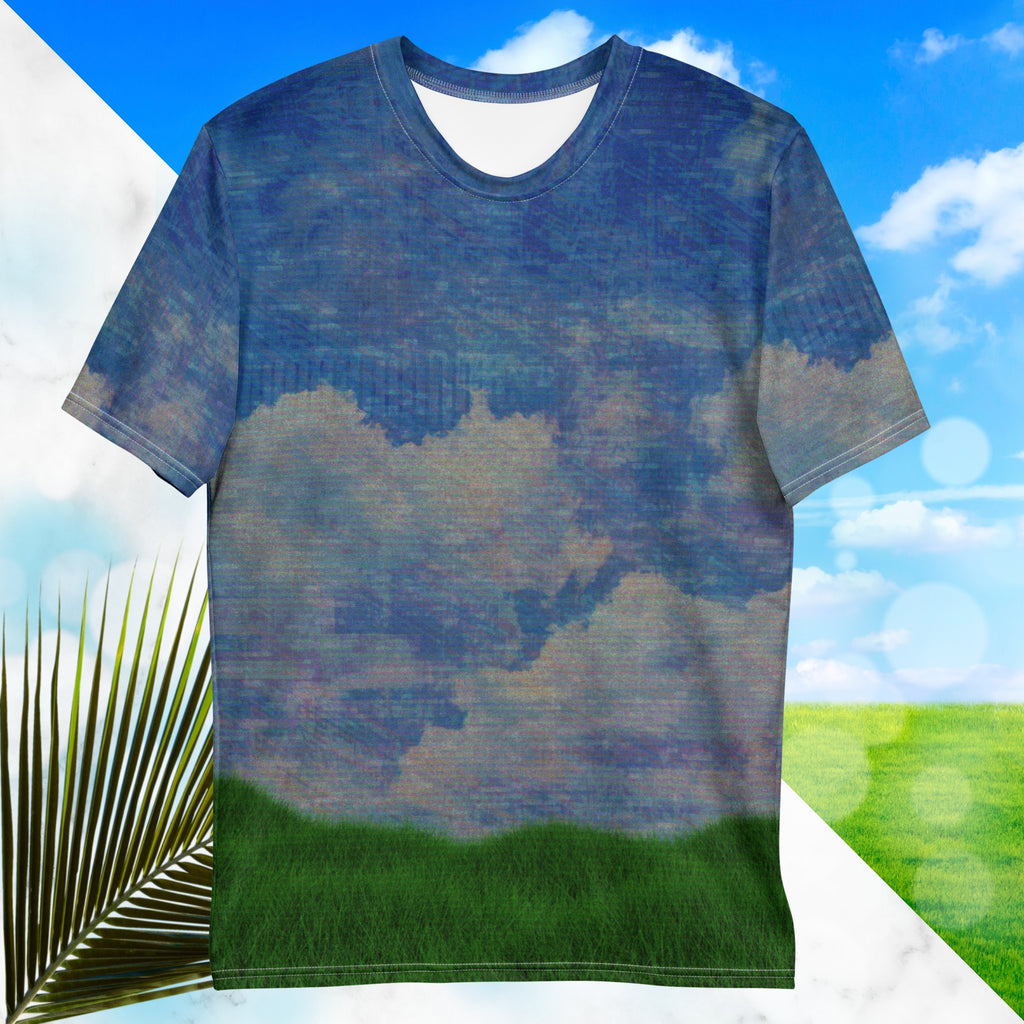 Afternoon Grass Touch Graphic Tee | Frutiger Aero Grass Tee