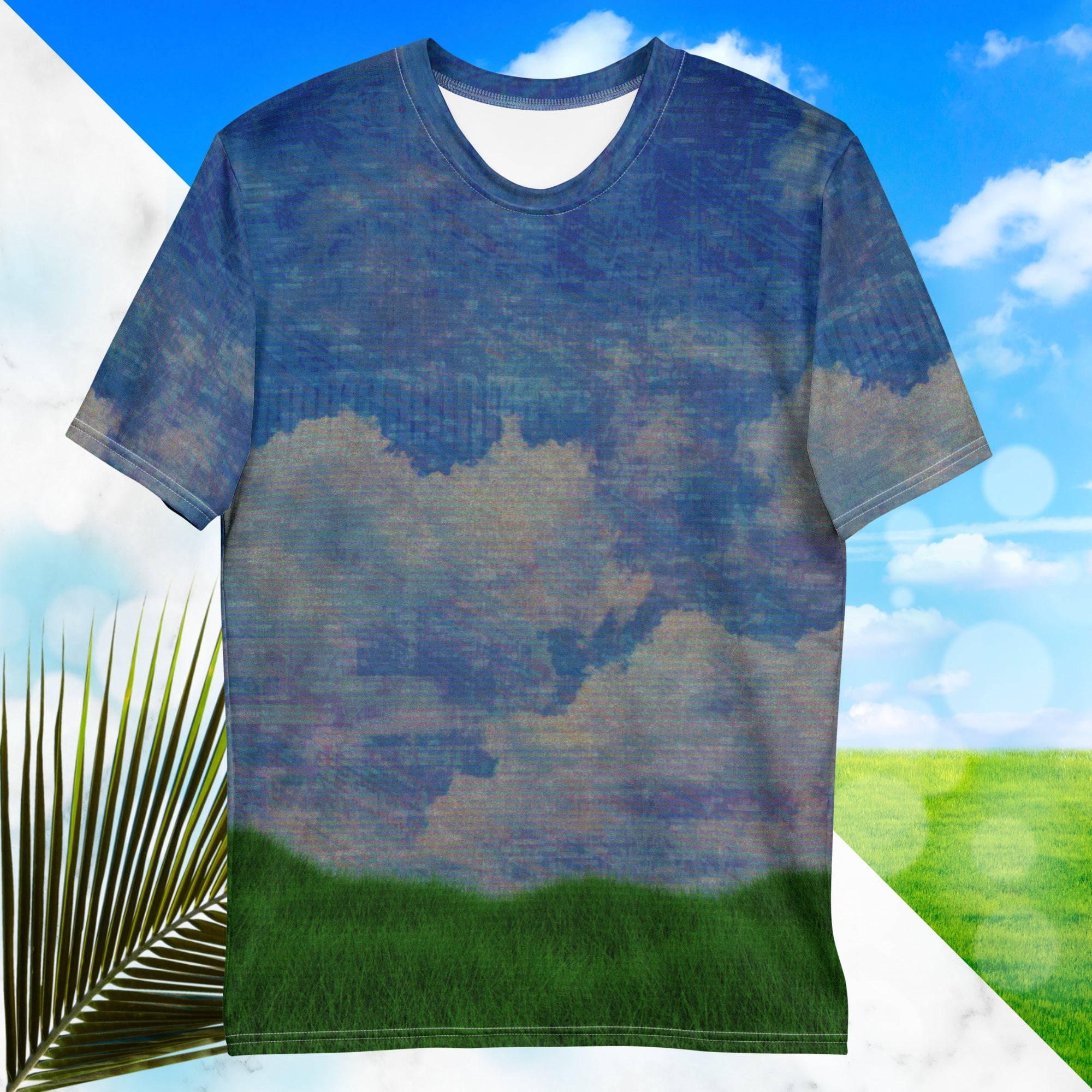 Afternoon Grass Touch Graphic Tee | Frutiger Aero Grass Tee