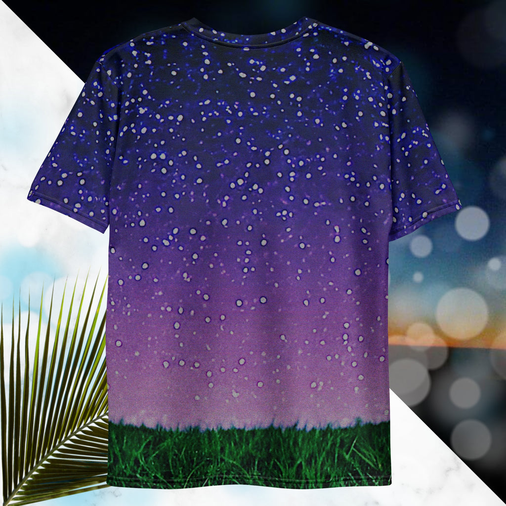 Touch Grass At Night Graphic Tee | Late Night Screensaver Tee