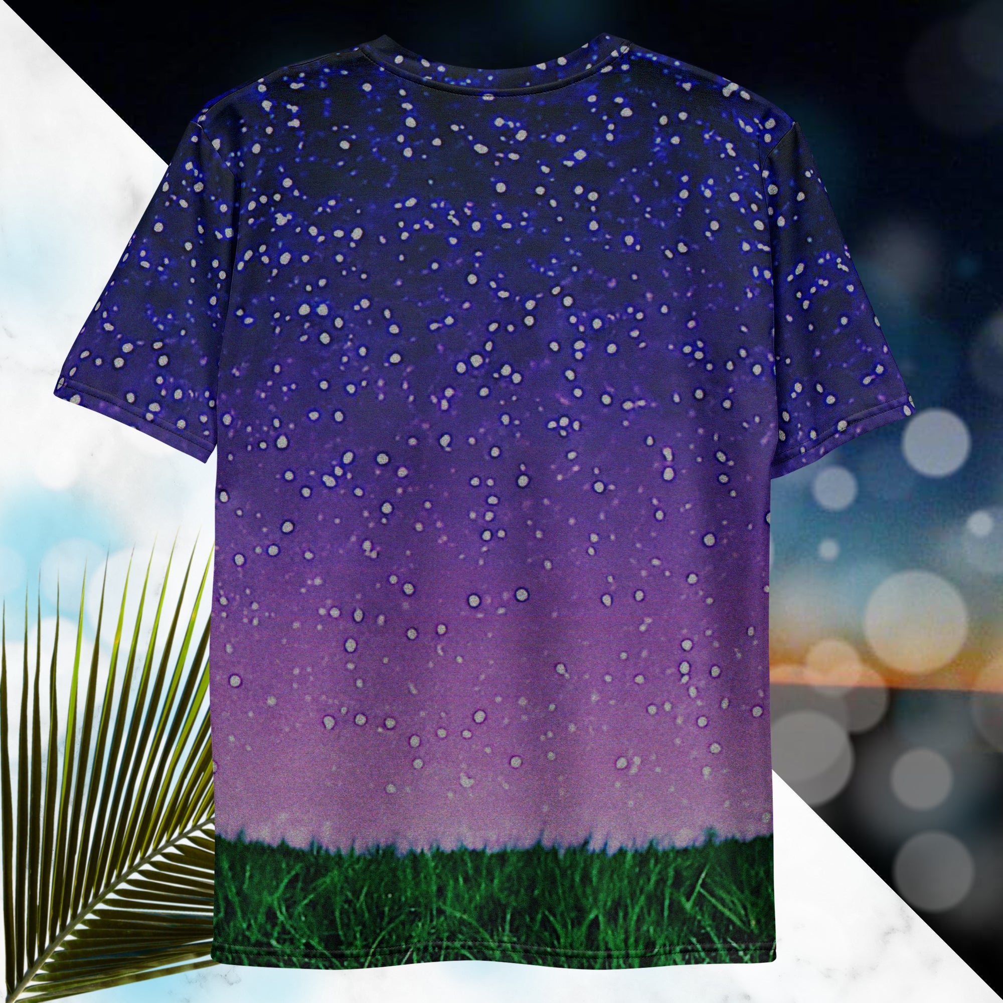 Touch Grass At Night Graphic Tee | Late Night Screensaver Tee