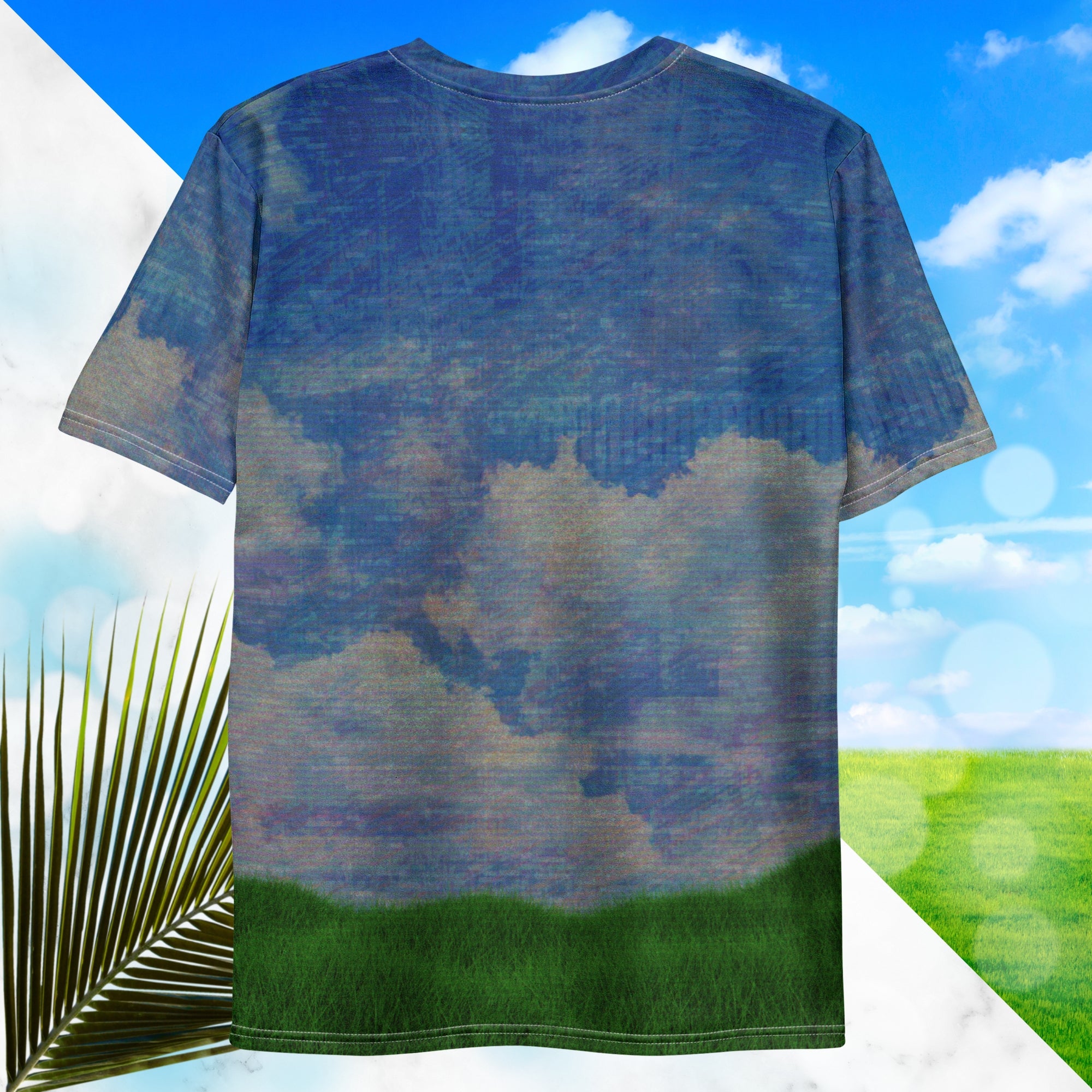 Afternoon Grass Touch Graphic Tee | Frutiger Aero Grass Tee