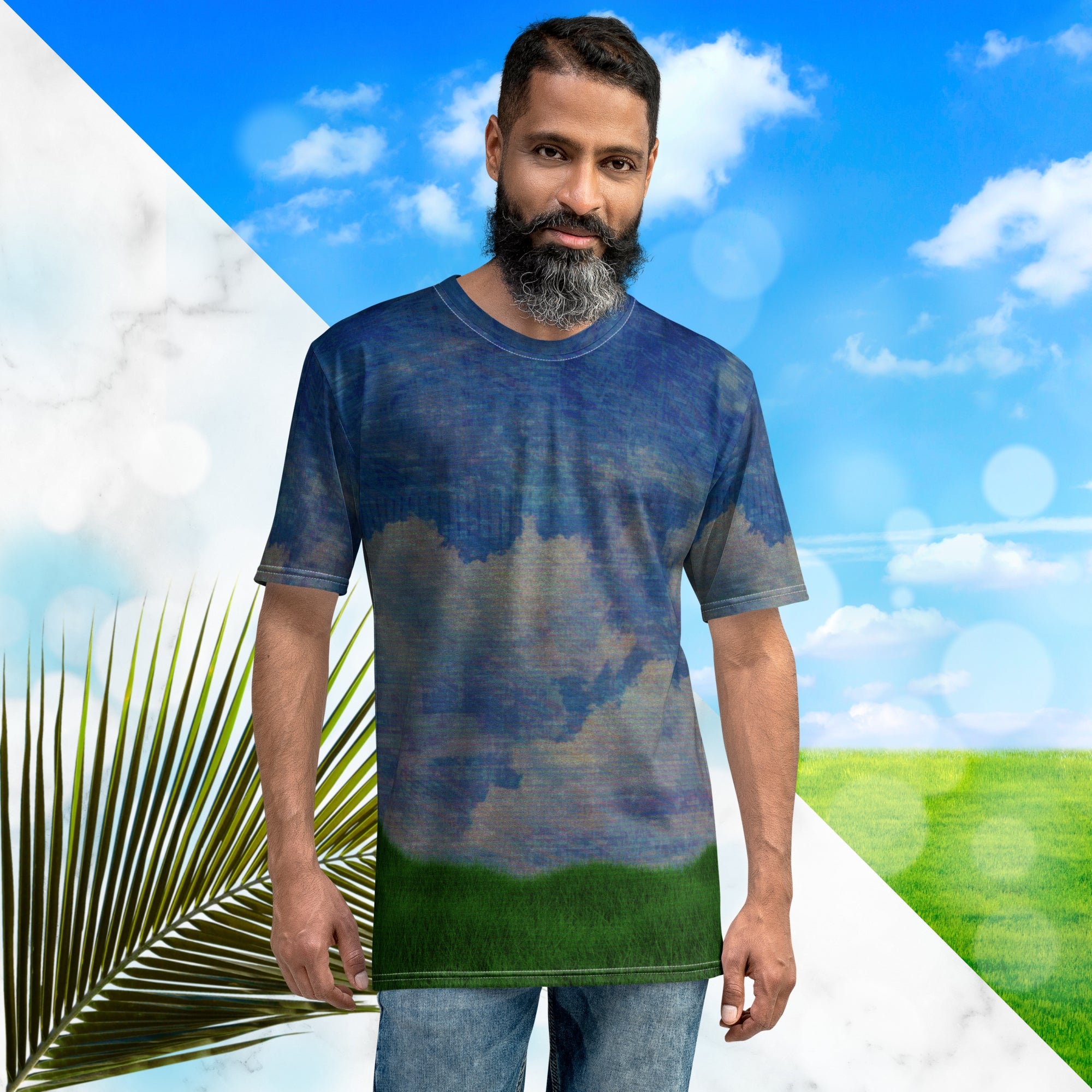Afternoon Grass Touch Graphic Tee | Frutiger Aero Grass Tee