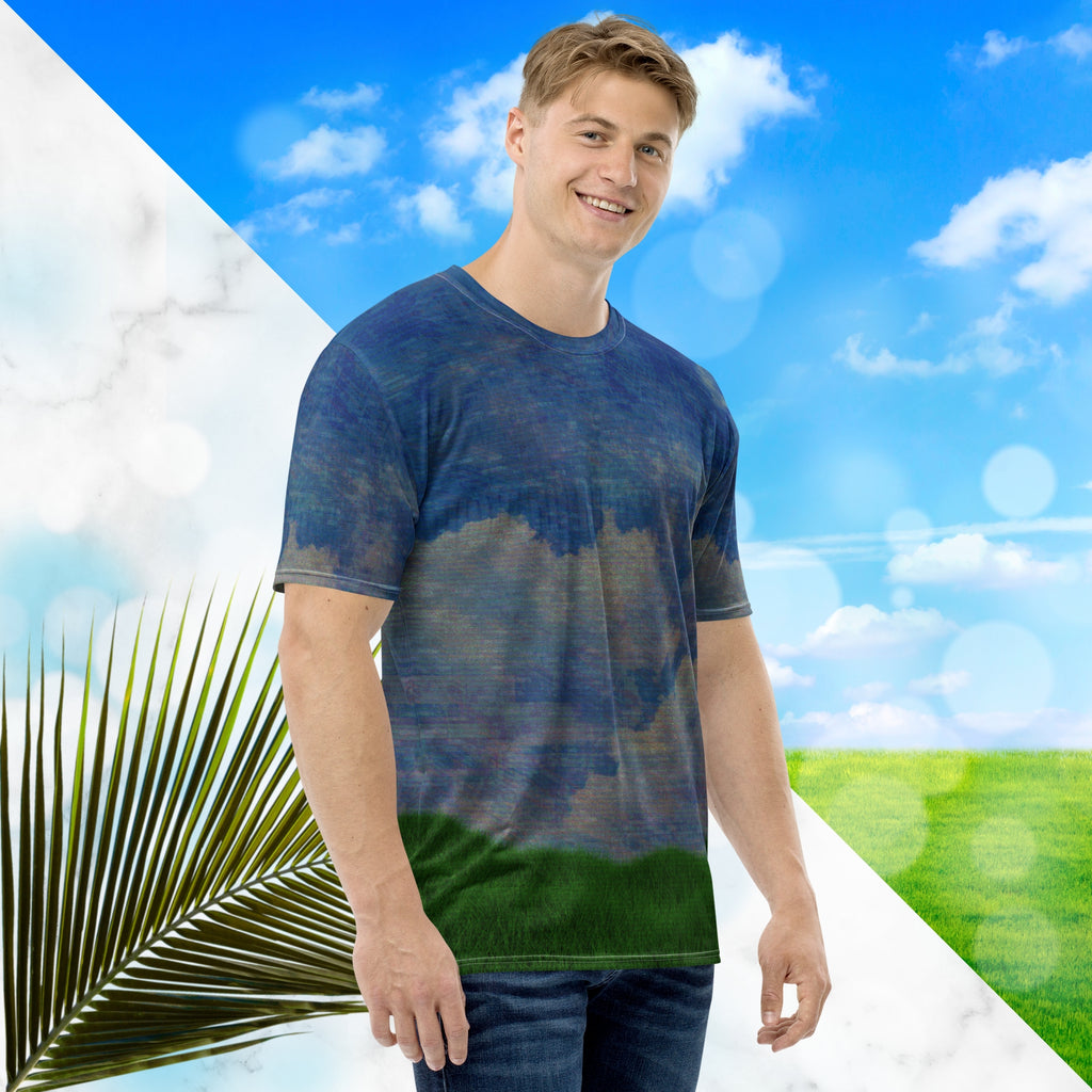Afternoon Grass Touch Graphic Tee | Frutiger Aero Grass Tee