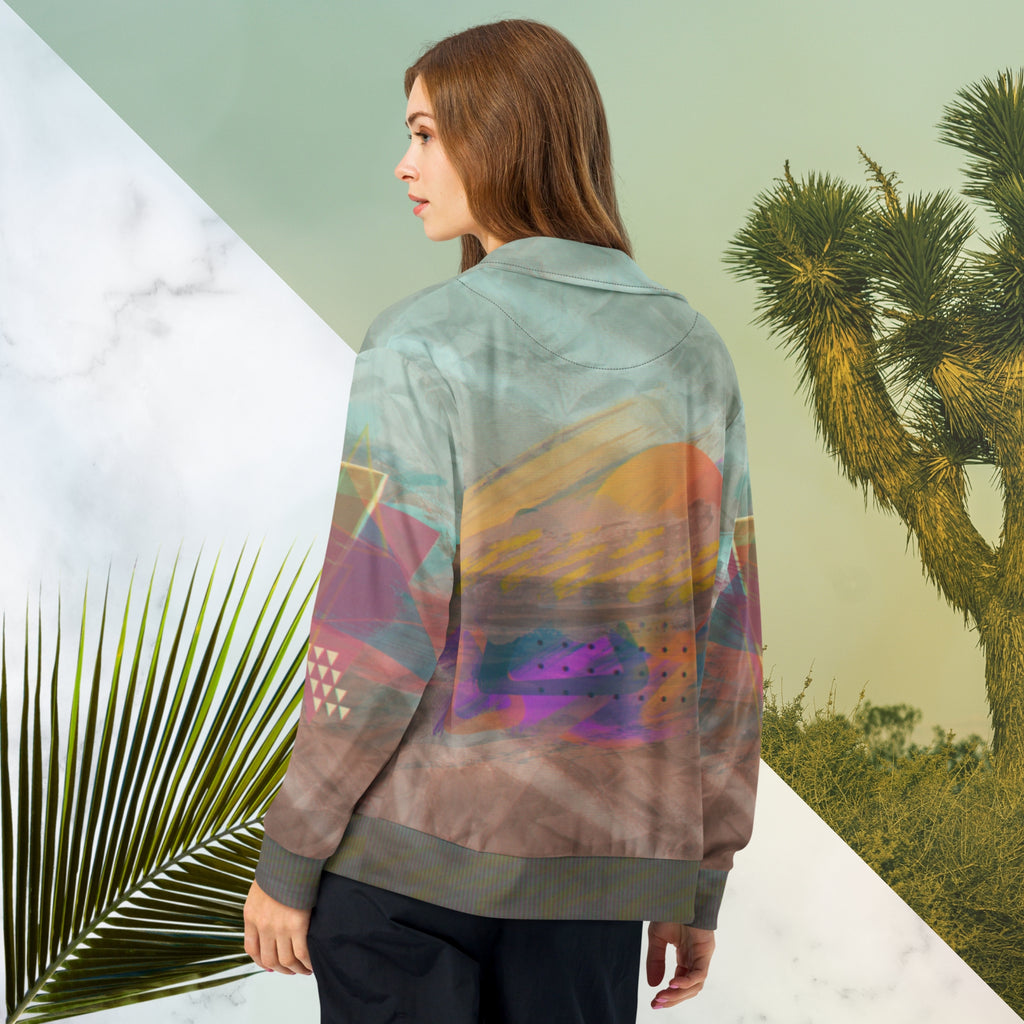 Painted Desert Track Jacket | Memphis Vaporwave Sunset Jacket