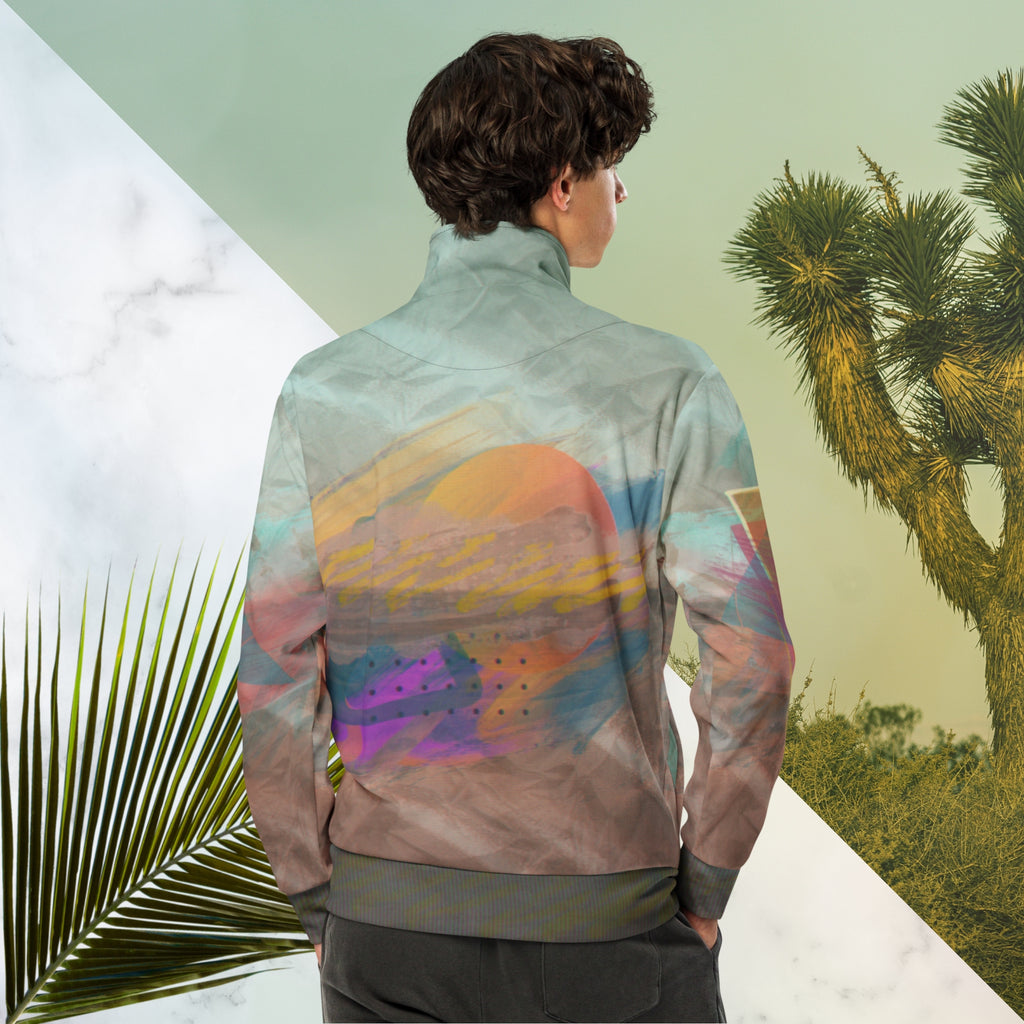 Painted Desert Track Jacket | Memphis Vaporwave Sunset Jacket
