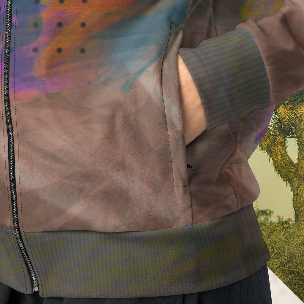 Painted Desert Track Jacket | Memphis Vaporwave Sunset Jacket